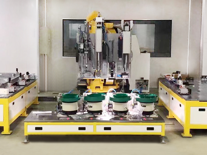 Automatic rivet nut and threaded sleeve installation workstation